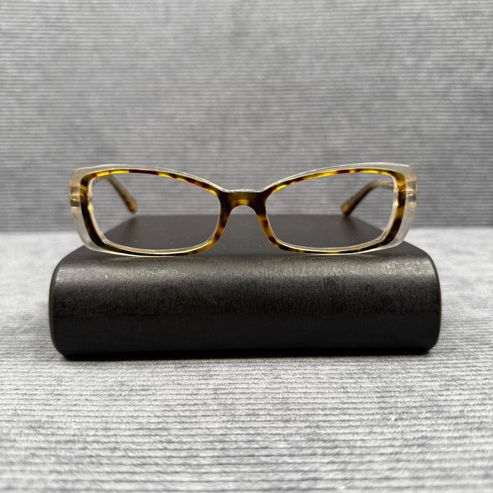 Vogue VO 2602 1916 Tortoise Shell Clear Rectangular Y2k glasses Frames 51-16-135